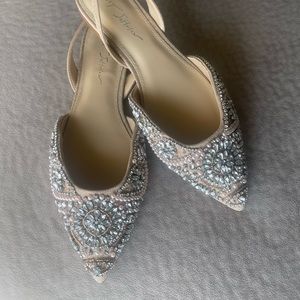 Gold Betsey Johnson SB- Molly Ballet Flats Size 8.5